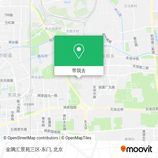 金隅汇景苑三区-东门地图