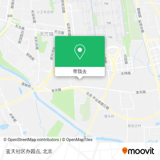 蓝天社区办园点地图