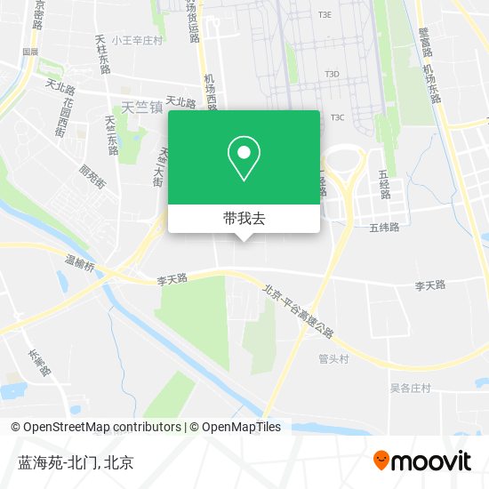 蓝海苑-北门地图