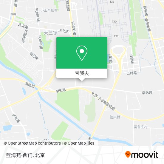 蓝海苑-西门地图
