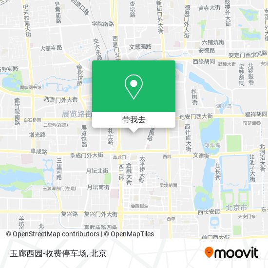 玉廊西园-收费停车场地图
