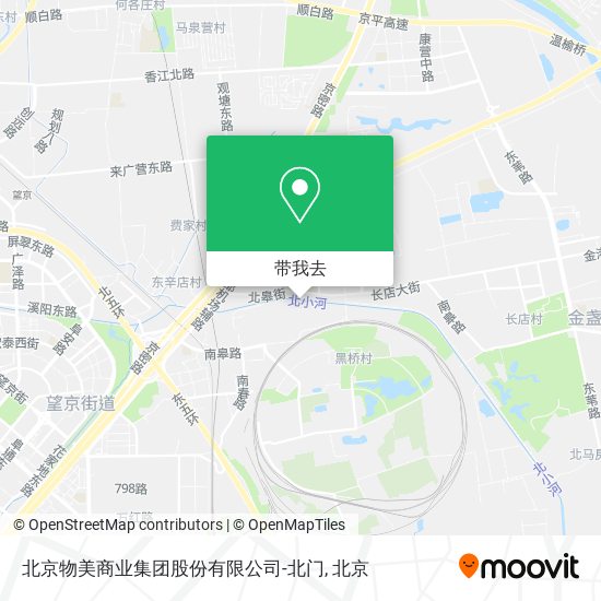 北京物美商业集团股份有限公司-北门地图