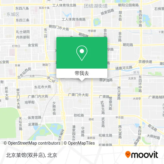 北京菜馆(双井店)地图