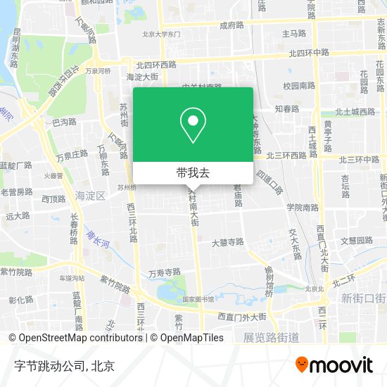 字节跳动公司地图