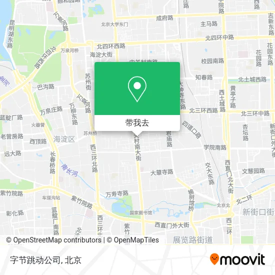 字节跳动公司地图