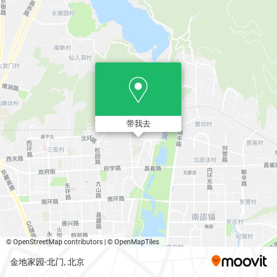 金地家园-北门地图