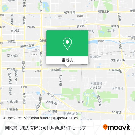 国网冀北电力有限公司供应商服务中心地图