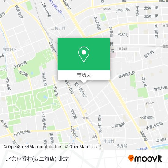 北京稻香村(西二旗店)地图
