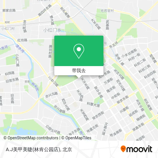 A.J美甲美睫(林肯公园店)地图