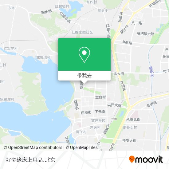 好梦缘床上用品地图