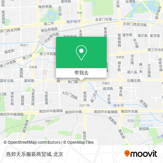 燕郊天乐服装商贸城地图