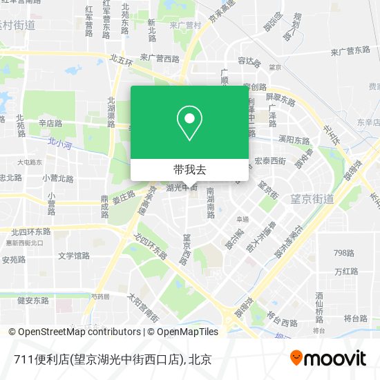 711便利店(望京湖光中街西口店)地图