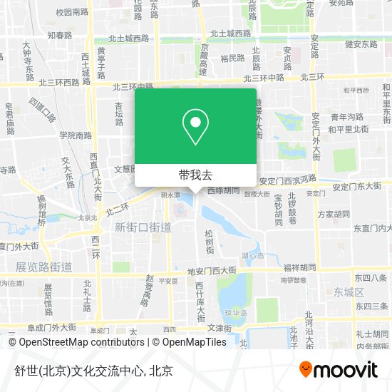 舒世(北京)文化交流中心地图