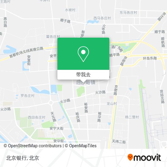 北京银行地图