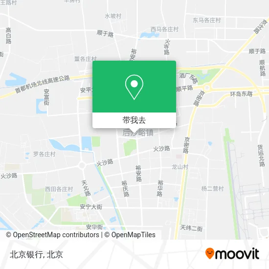 北京银行地图
