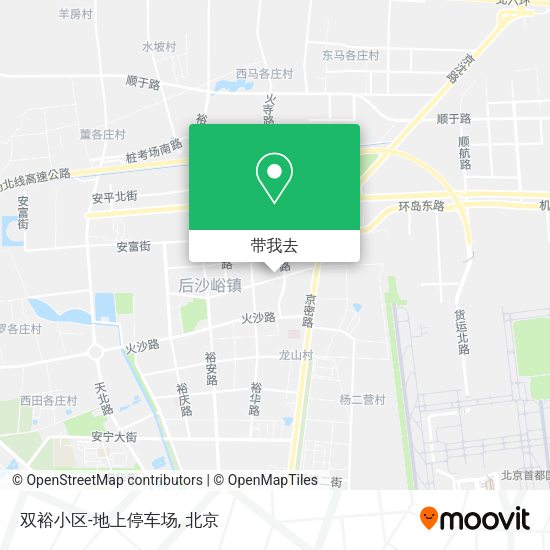 双裕小区-地上停车场地图