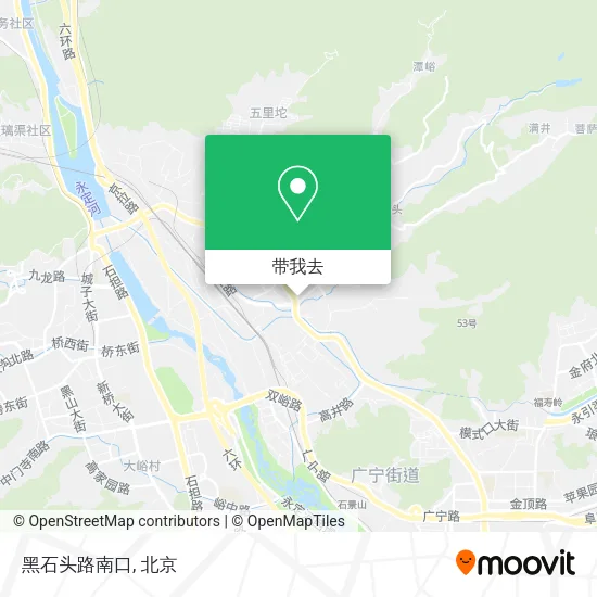 黑石头路南口地图