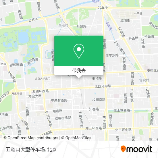 五道口大型停车场地图