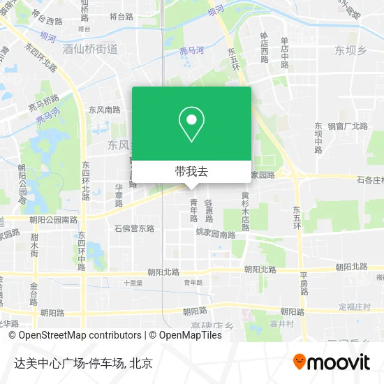 达美中心广场-停车场地图