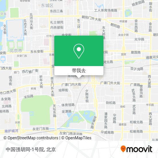 中国强胡同-1号院地图
