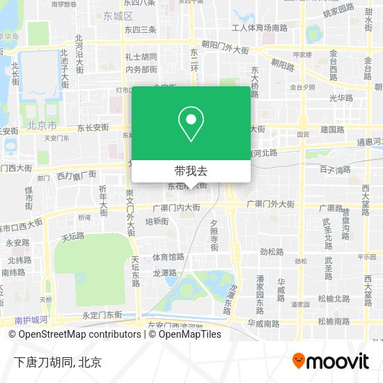 下唐刀胡同地图