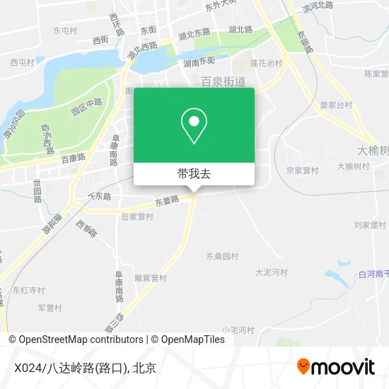 X024/八达岭路(路口)地图