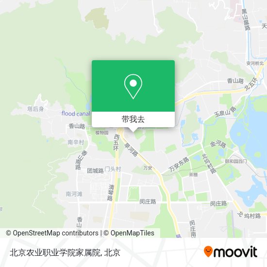 北京农业职业学院家属院地图