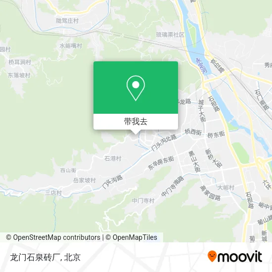 龙门石泉砖厂地图