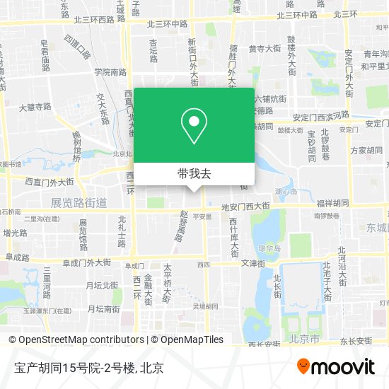 宝产胡同15号院-2号楼地图