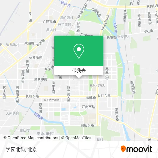 学园北街地图