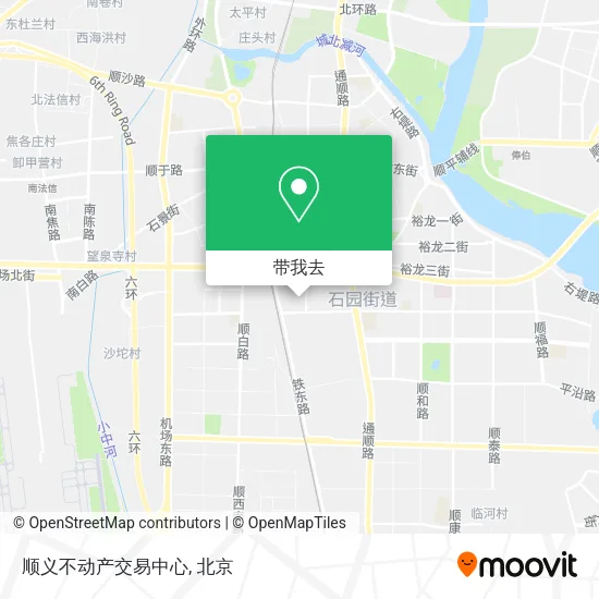顺义不动产交易中心地图