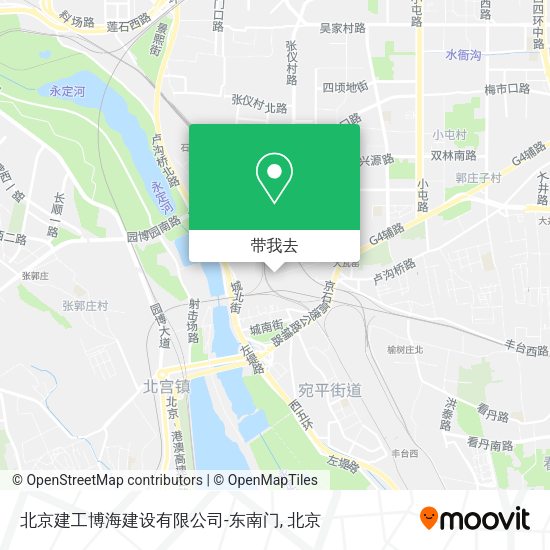 北京建工博海建设有限公司-东南门地图