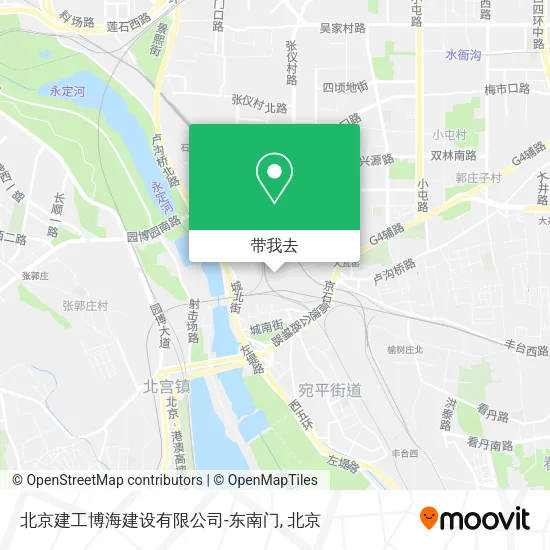 北京建工博海建设有限公司-东南门地图