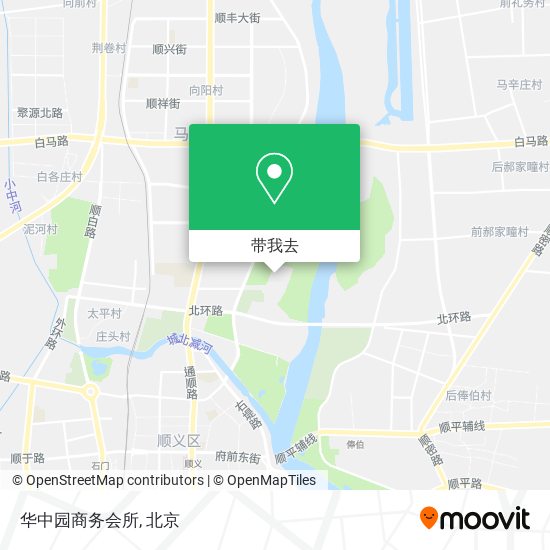 华中园商务会所地图