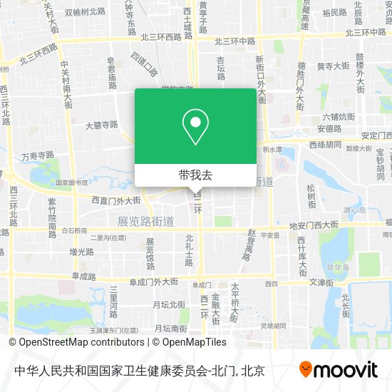 中华人民共和国国家卫生健康委员会-北门地图