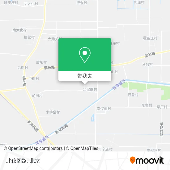北仪阁路地图