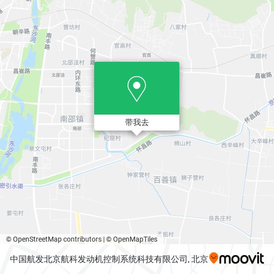 中国航发北京航科发动机控制系统科技有限公司地图