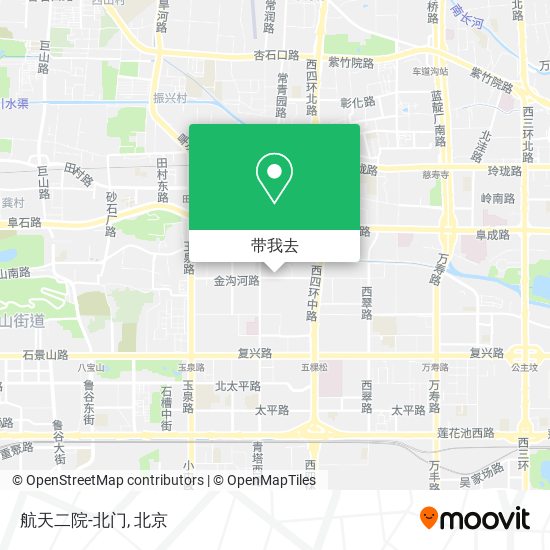 航天二院-北门地图