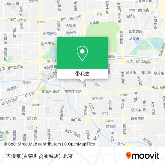 吉潮堂(百荣世贸商城店)地图
