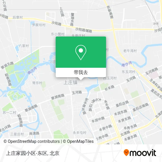 上庄家园小区-东区地图