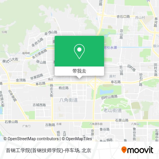 首钢工学院(首钢技师学院)-停车场地图