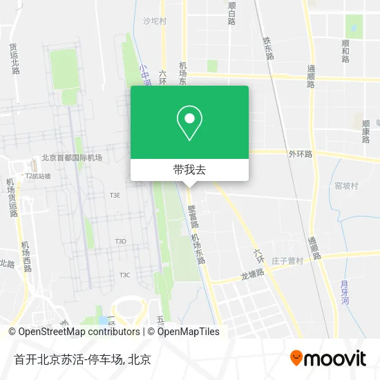 首开北京苏活-停车场地图