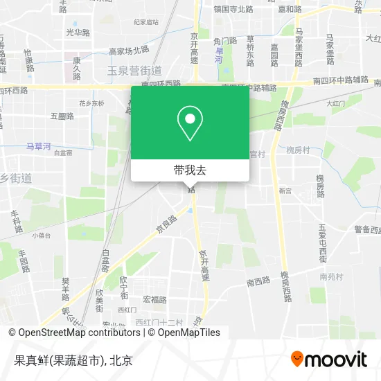 果真鲜(果蔬超市)地图