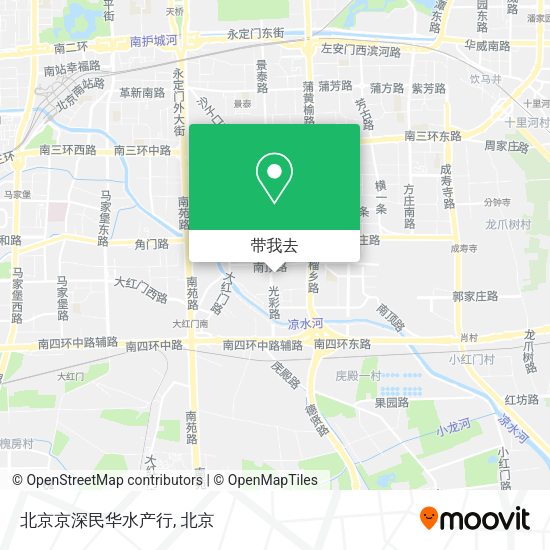 北京京深民华水产行地图