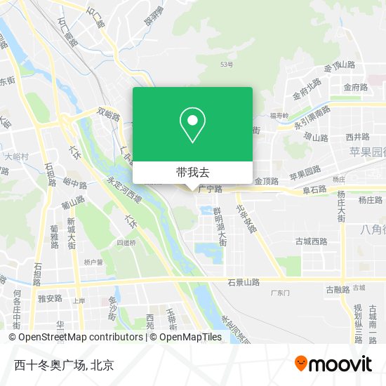 西十冬奥广场地图