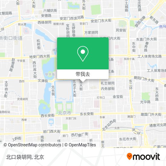 北口袋胡同地图
