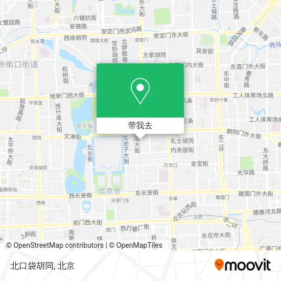北口袋胡同地图