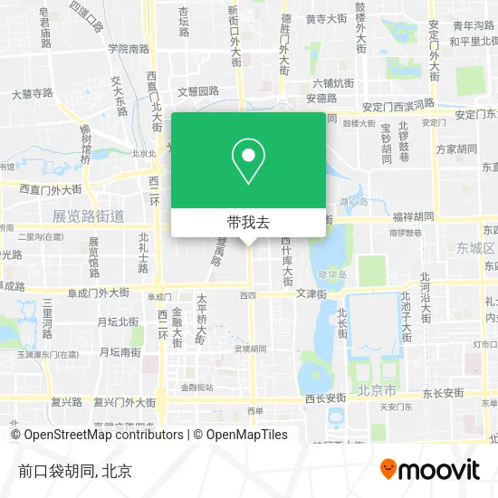 前口袋胡同地图
