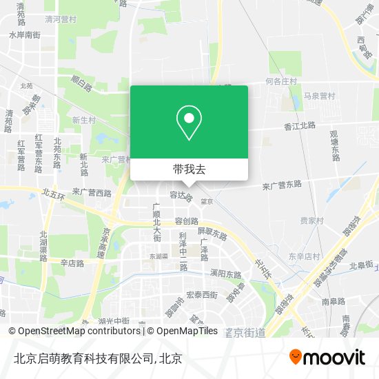 北京启萌教育科技有限公司地图