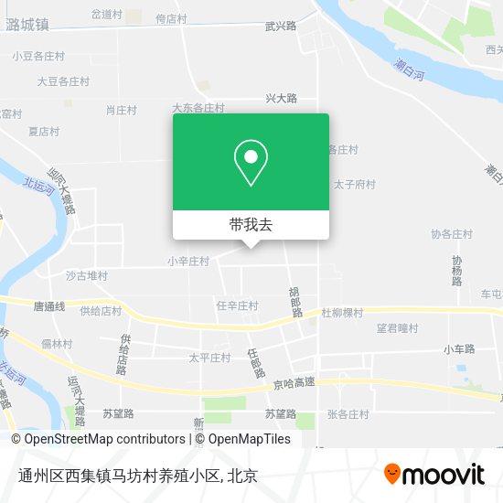 通州区西集镇马坊村养殖小区地图